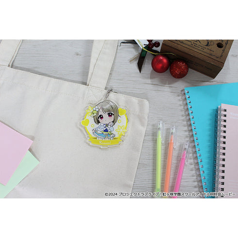 『ラブライブ!虹ヶ咲学園スクールアイドル同好会』ぷちちょこアクリルキーホルダー【中須 かすみ】 ウィンター衣装ver.