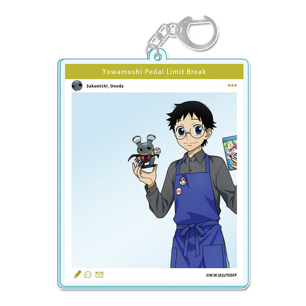 《弱虫ペダル LIMIT BREAK》全新绘制 SNS风格亚克力钥匙扣【小野田坂道】工作挑战!ver.