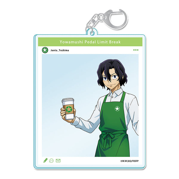 『弱虫ペダル LIMIT BREAK』全新绘制 SNS风格亚克力钥匙扣【手嶋纯太】工作挑战!ver.
