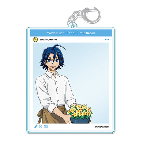 『弱虫ペダル LIMIT BREAK』全新绘制 SNS风格亚克力钥匙扣【真波山岳】工作挑战!ver.
