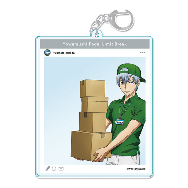 『弱虫ペダル LIMIT BREAK』全新绘制 SNS风格亚克力钥匙扣【黑田雪成】工作挑战!ver.