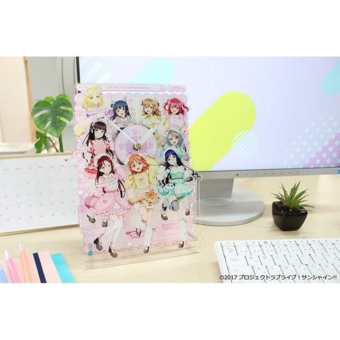 『ラブライブ!サンシャイン!!』描き下ろし BIGアクリル置時計 アニマル衣装