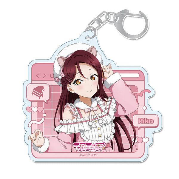 『ラブライブ!サンシャイン!!』描き下ろし アクリルキーホルダー 【桜内 梨子】 アニマル衣装
