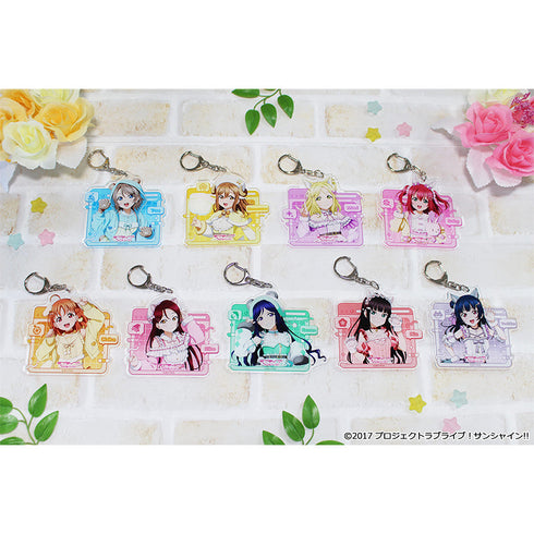 『ラブライブ!サンシャイン!!』描き下ろし アクリルキーホルダー 【小原 鞠莉】 アニマル衣装