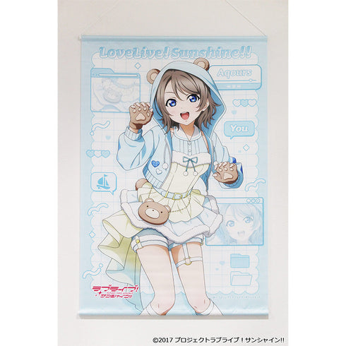 『ラブライブ!サンシャイン!!』描き下ろし B2タペストリー 【渡辺 曜】 アニマル衣装