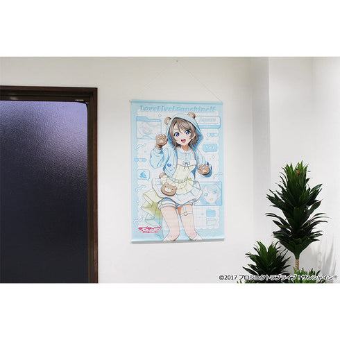 『ラブライブ!サンシャイン!!』描き下ろし B2タペストリー 【渡辺 曜】 アニマル衣装