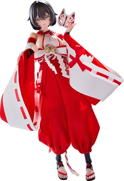 『戦闘巫女 上藤桔梗』1/12 可動フィギュア