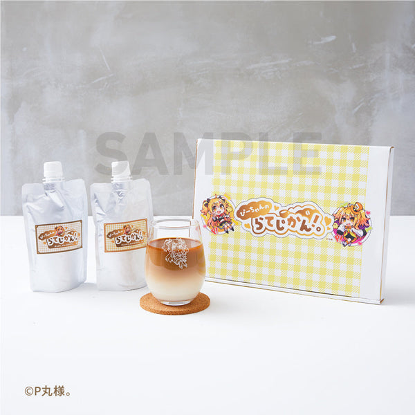『ぴーちゃんのらてじかん!。』ラテ&オリジナルグラスセット