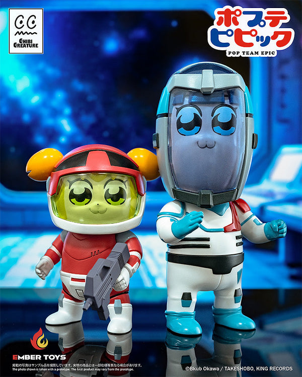 『ポプテピピック』Chibi Creature ポプ子&ピピ美 Spacesuit Ver.