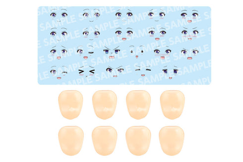 『創彩少女庭園』カスタマイズフェイス&デカールセット Vol.10 らぐほのえりかデザイン 佐伯リツカ用A