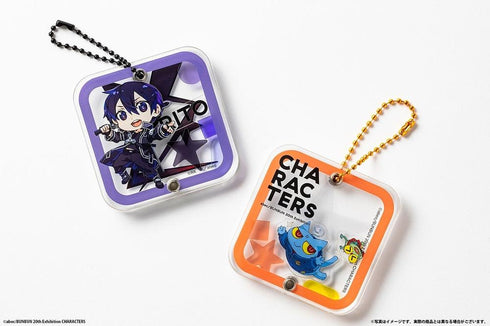 『abec/BUNBUN』20th Exhibition CHARACTERS シャカシャカアクリルキーホルダー 電波猫&アベシカエル