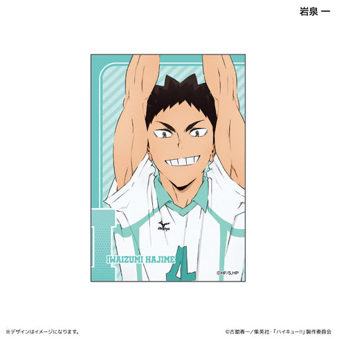 『ハイキュー!!』スクエア缶バッジ イニシャル体操ver. 岩泉 一