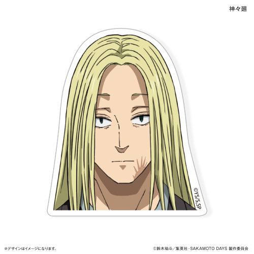 『SAKAMOTO DAYS』キャラ面ステッカー SAKAMOTO DAYS 神々廻