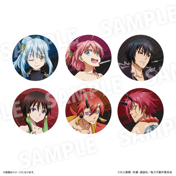 『転生したらスライムだった件』トレーディングラメ缶バッジ(和装) アップVer.【BOX】