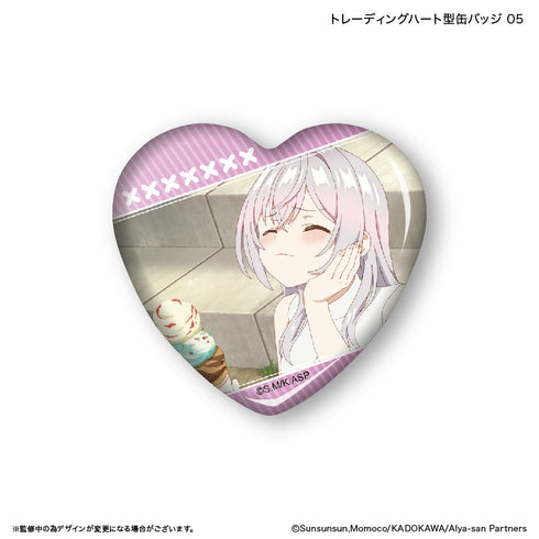 『時々ボソッとロシア語でデレる隣のアーリャさん』時々ボソッとロシア語でデレる隣のアーリャさん トレーディングハート型缶バッジ 【全12種】(BOX)