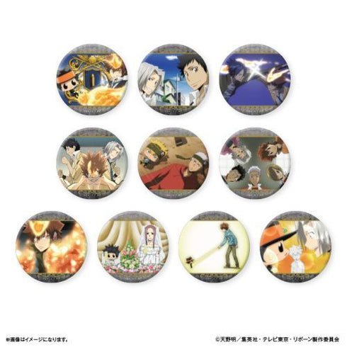 『家庭教師ヒットマンREBORN!』家庭教師ヒットマンREBORN! トレーディングラメ入り缶バッジ 【全10種】(BOX)