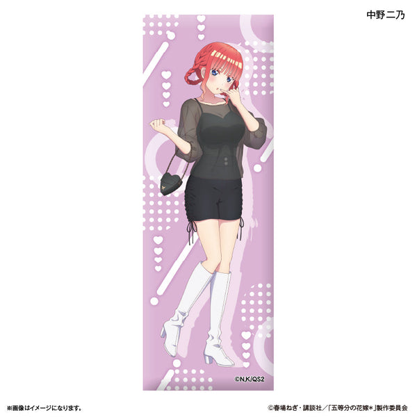 『五等分の花嫁*(モノトーンコーデ)』TVスペシャルアニメ「五等分の花嫁*」 ロング缶バッジ 中野二乃