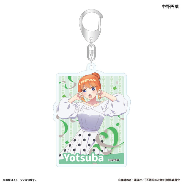 『五等分の花嫁*(モノトーンコーデ)』TVスペシャルアニメ「五等分の花嫁*」 アクリルキーホルダー 中野四葉