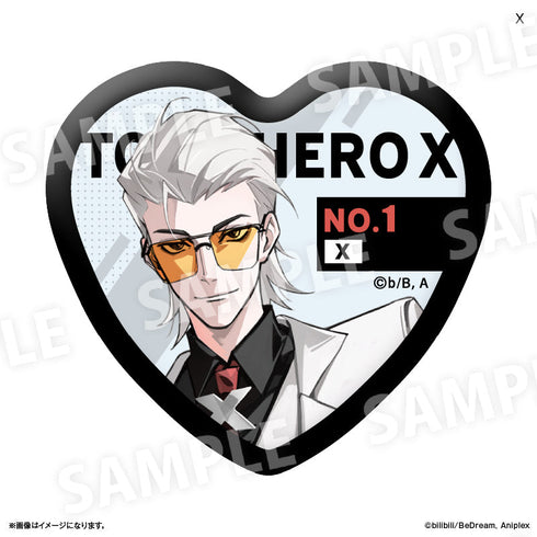 『TO BE HERO X』アニメ「TO BE HERO X」 トレーディングハート缶バッジ 【全11種】(BOX)