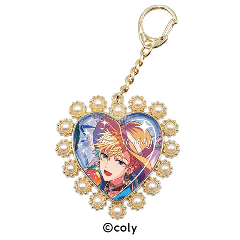 『魔法使いの約束』ハートビジューキーホルダー 12 ヒースクリフ