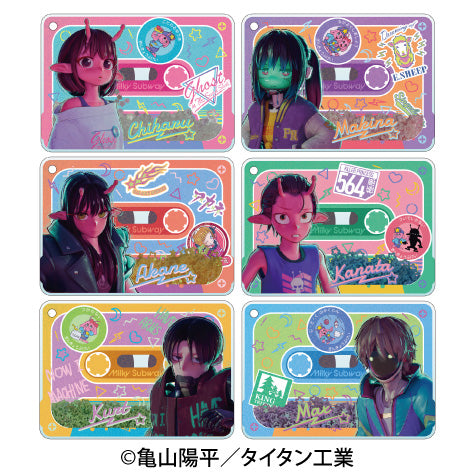 『銀河特急 ミルキー☆サブウェイ』しゃかしゃかアクリルキーチェーン【BOX】