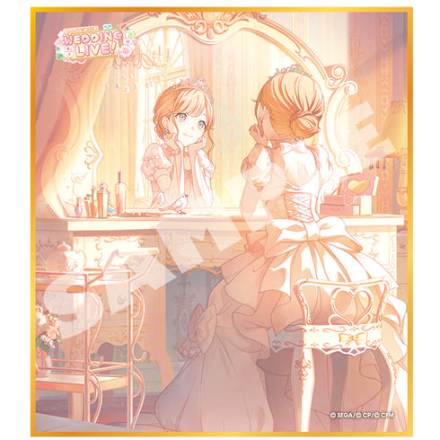 『プロジェクトセカイ カラフルステージ! feat.初音ミク』ミニ色紙コレクション 第47弾 A みんなで配信♡WEDDING LIVE!【BOX】