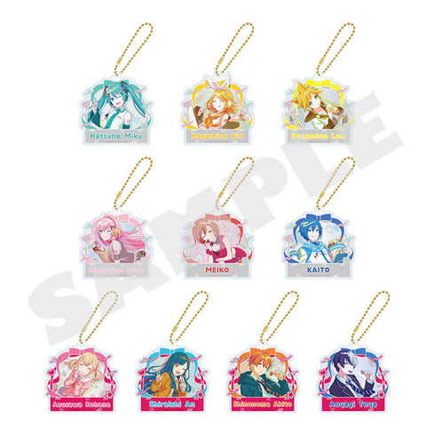 『プロジェクトセカイ カラフルステージ! feat.初音ミク』Anniversary/Birthdayイラスト2023-2024 アクリルキーホルダーコレクション A バーチャル・シンガー&Vivid BAD SQUAD【BOX】