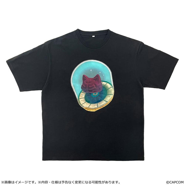 『モンスターハンター』モンスターハンターワイルズ ププロネコブレイン Tシャツ L