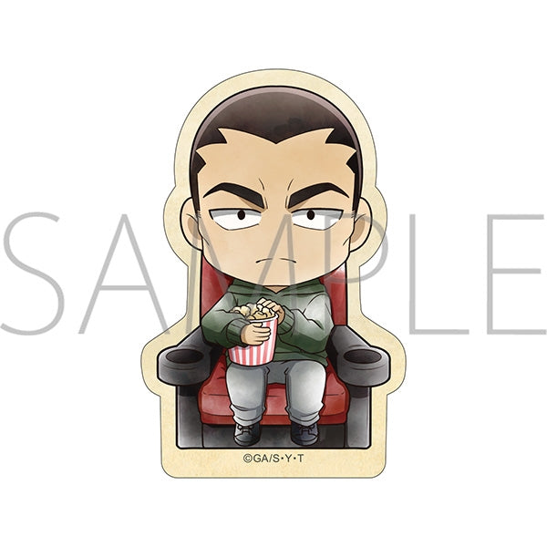 『名探偵コナン』ステッカー 横溝重悟 ミニキャラ 映画鑑賞