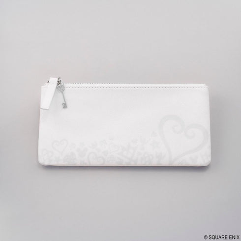 『キングダムハーツ』ステーショナリー フラットペンケース ホワイト