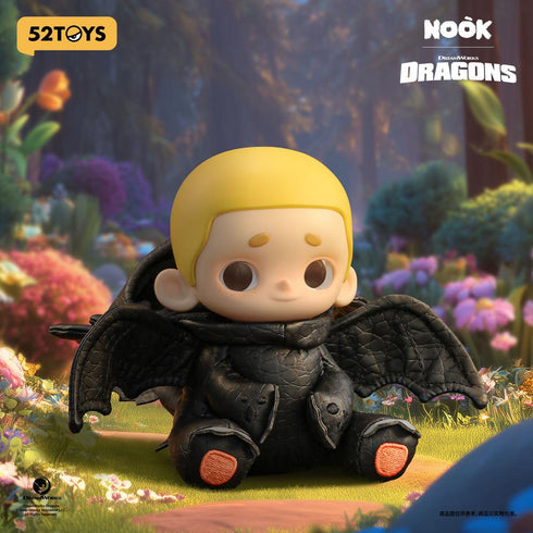 『NOOK&ヒックとドラゴン』001_52TOYS トゥースレス ぬいぐるみキーチェーン 限定版(リミテッドエディション)