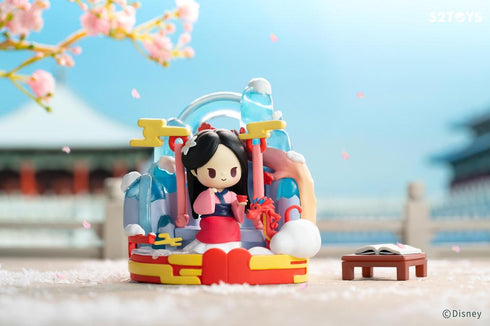 『迪士尼公主』019_52TOYS 盲盒 D-baby系列 花朵秋千