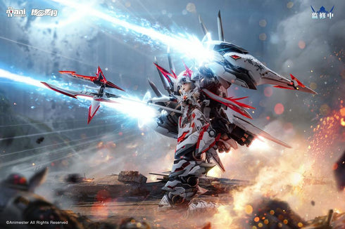 『GOLD RECONSTRUCTION』001_ANIMESTER×NUCLEAR 紫微星・白 1/12スケール プラスチックキット