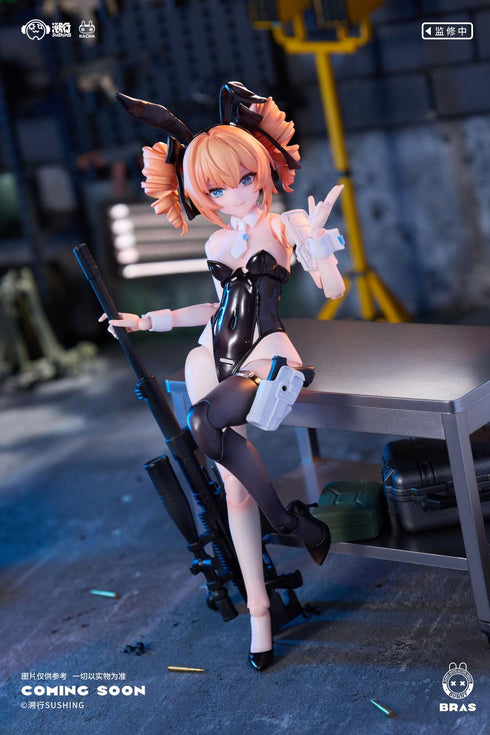 『バニー ラピッド アクション スクワッド』007_溯行Sushing 狙撃手 レオニ 1/12スケール可動フィギュア