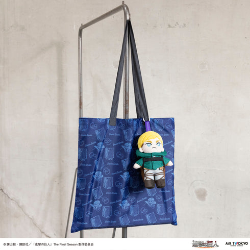 『進撃の巨人』TVアニメぬいぐるみポーチ付きエコバッグ(エルヴィン)