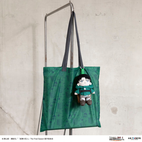 『進撃の巨人』TVアニメぬいぐるみポーチ付きエコバッグ(リヴァイ)