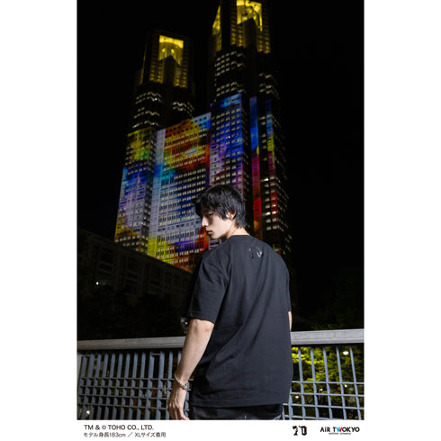 『ゴジラ』ゴジラ 70 周年記念 平成・VS シリーズ キャラクターアセンブル T シャツ