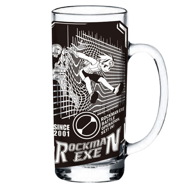 『ロックマンエグゼ』グラスジョッキ ロックマン&熱斗
