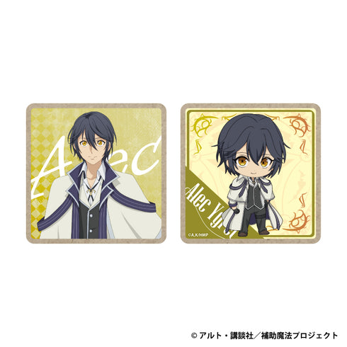 『味方が弱すぎて補助魔法に徹していた宮廷魔法師、追放されて最強を目指す』木製コースター アレク