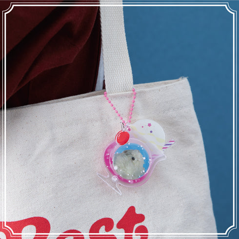 『推し活グッズ【ときメーク】』推し色クリームソーダ 缶バッジフレーム【小】_水色