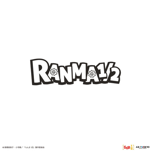 『らんま1/2』TVアニメ第2弾 ポップイラストラグランスリーブTシャツ 3(早乙女乱馬 & 玄馬(パンダ))