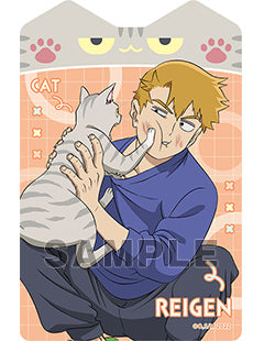 『モブサイコ100 Ⅲ』ダイカットステッカー 猫と仲良しVer. 霊幻新隆