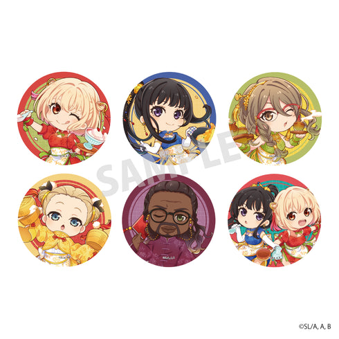 『リコリス・リコイル』銃花祭 デフォルメ缶バッジ(6種セット)BOX