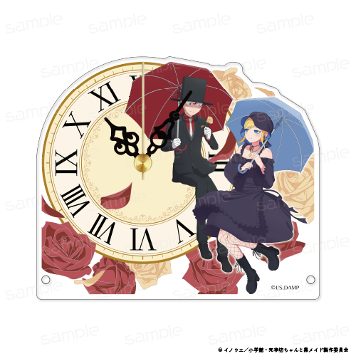 『死神坊ちゃんと黒メイド』アクリル置時計【坊ちゃん&アリス】