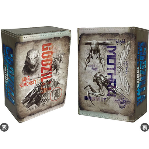 『ゴジラ キング・オブ・モンスターズ』合皮製デッキケースW 「ゴジラ&モスラ」