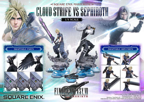 『ファイナルファンタジー』SQUARE ENIX MASTERLINE FINAL FANTASY VII REBIRTH 1/4 クラウド・ストライフ vs セフィロス