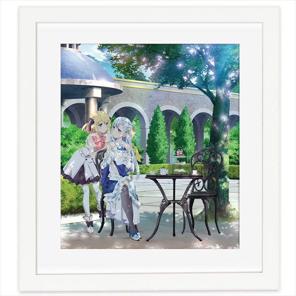『転生王女と天才令嬢の魔法革命』描き下ろし複製原画(アニスフィア&ユフィリア/お茶会)
