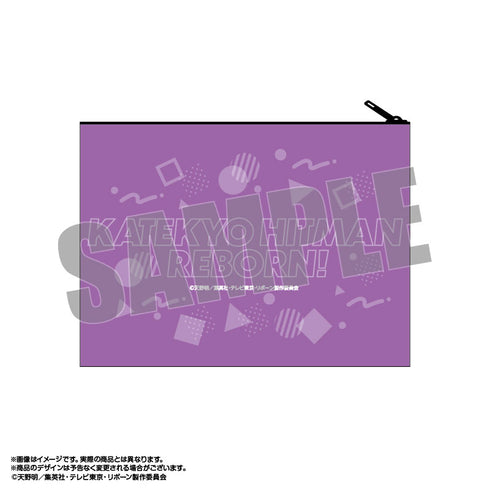 『家庭教師ヒットマンREBORN!』フラットポーチ レトロファッション 雲雀恭弥