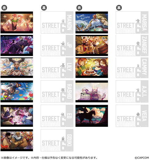 『ストリートファイター6』スタンド付きイラストカードセット