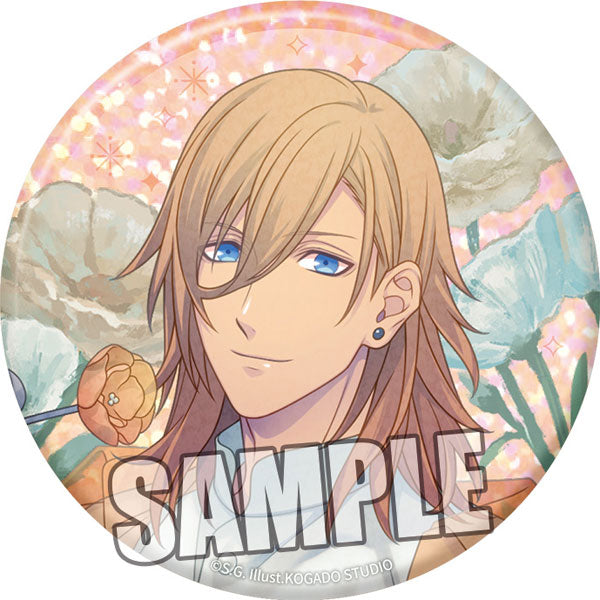 『うたの☆プリンスさまっ♪ 』BIGホログラム缶バッジ Floral Harmony Ver.「神宮寺レン」